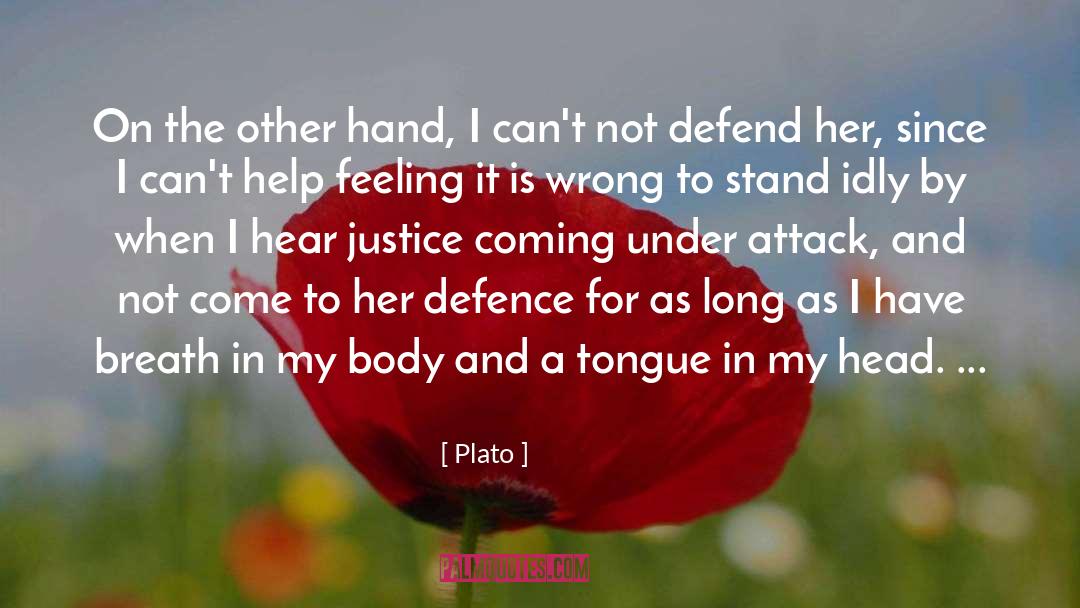 Defence quotes by Plato