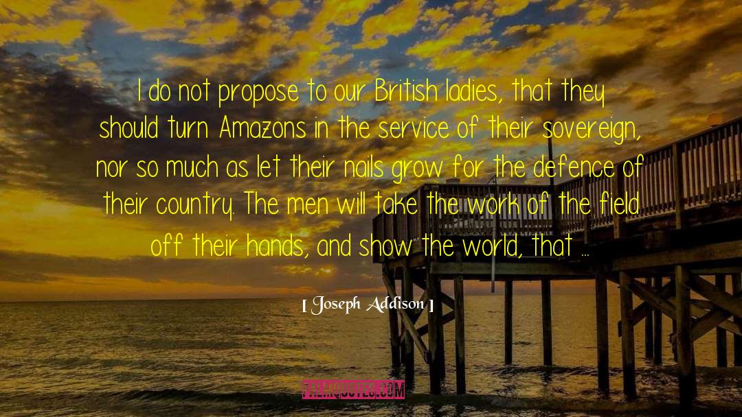 Defence quotes by Joseph Addison