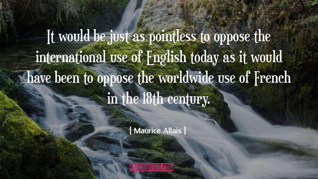 Defend International quotes by Maurice Allais