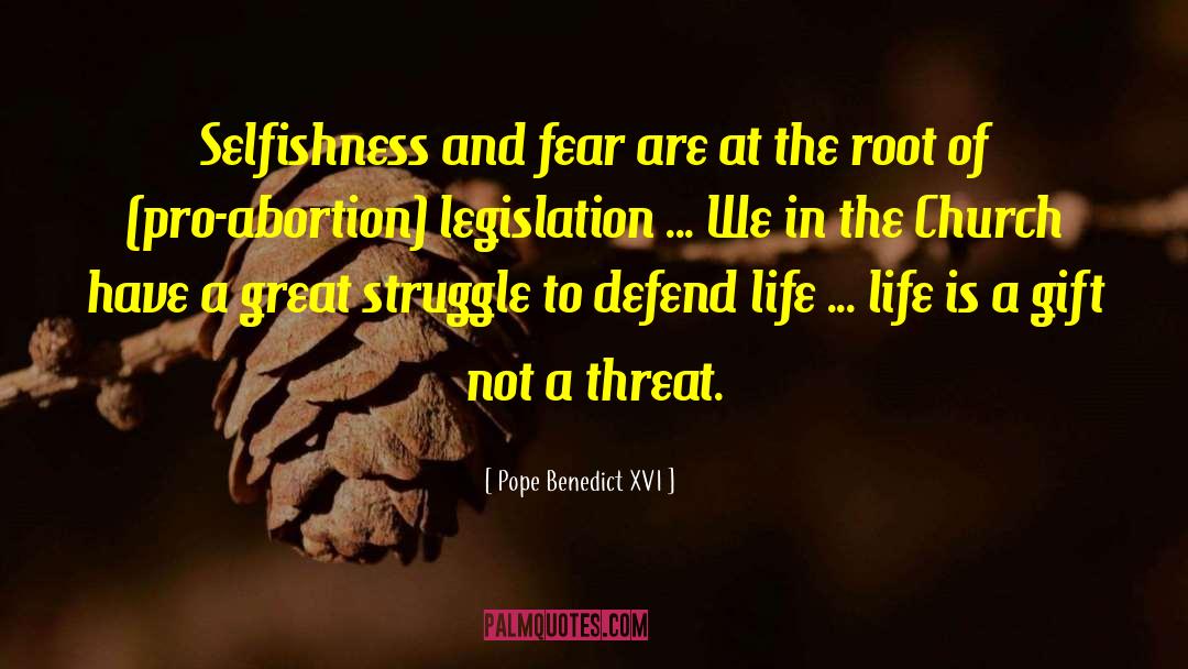 Defend Life quotes by Pope Benedict XVI