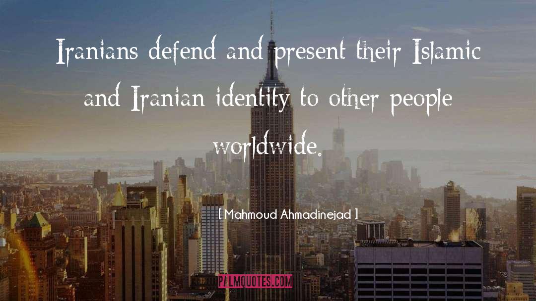 Defend quotes by Mahmoud Ahmadinejad