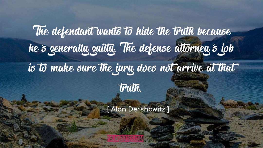 Defendant quotes by Alan Dershowitz