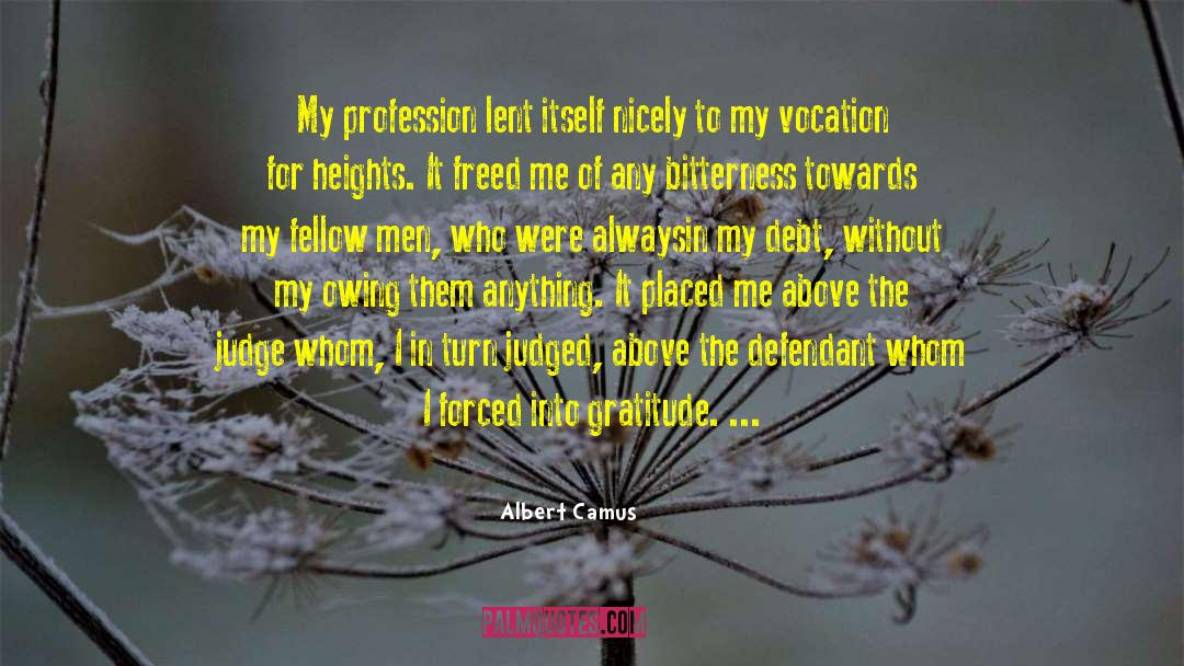 Defendant quotes by Albert Camus