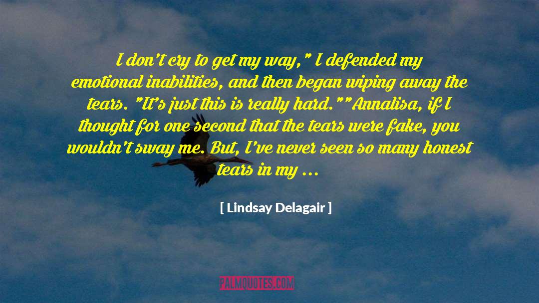 Defended quotes by Lindsay Delagair