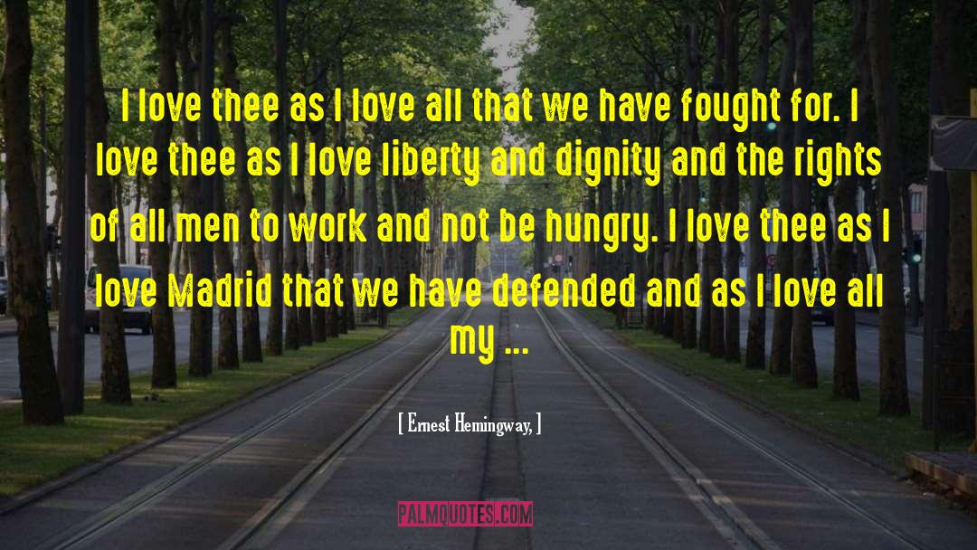 Defended quotes by Ernest Hemingway,