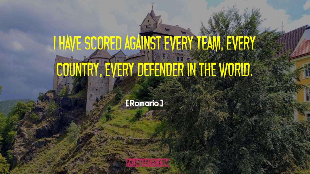 Defender quotes by Romario