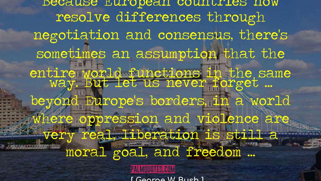 Defenders quotes by George W. Bush