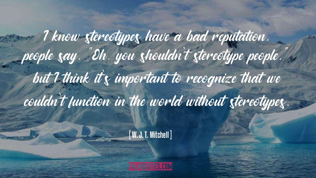 Defending Bad People quotes by W. J. T. Mitchell