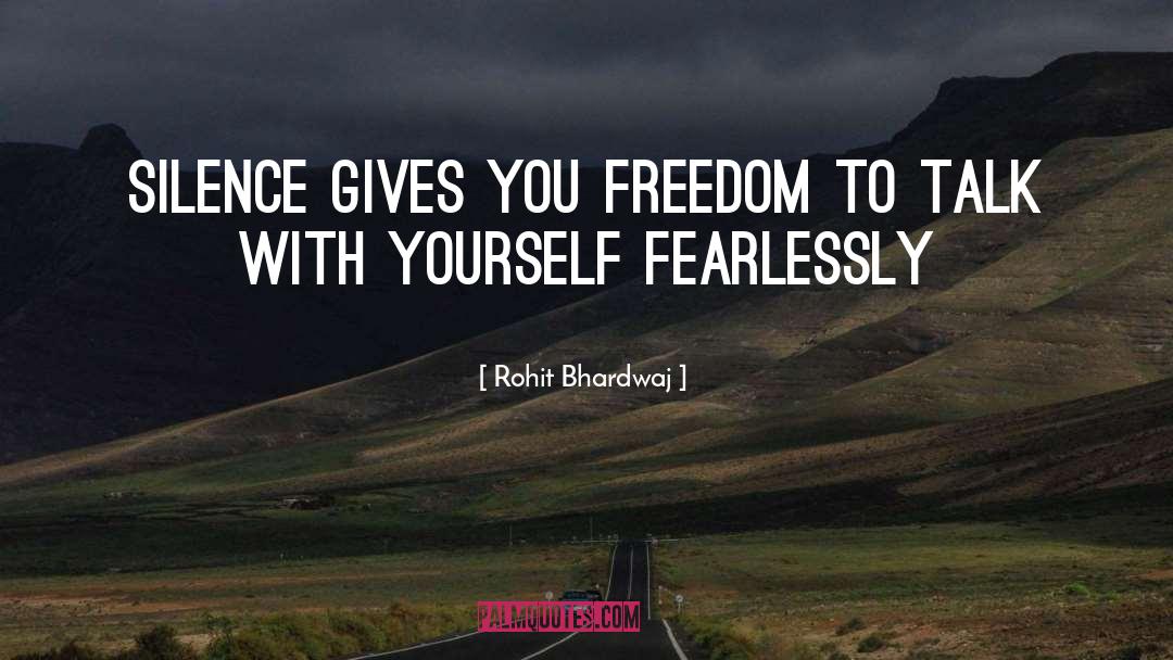 Defending Freedom quotes by Rohit Bhardwaj