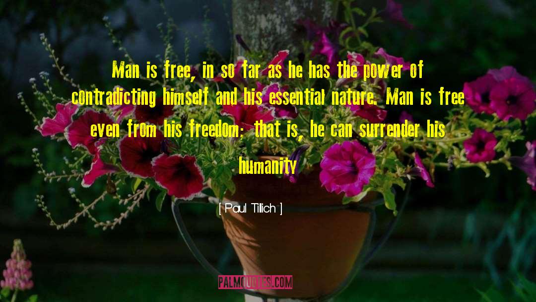 Defending Freedom quotes by Paul Tillich