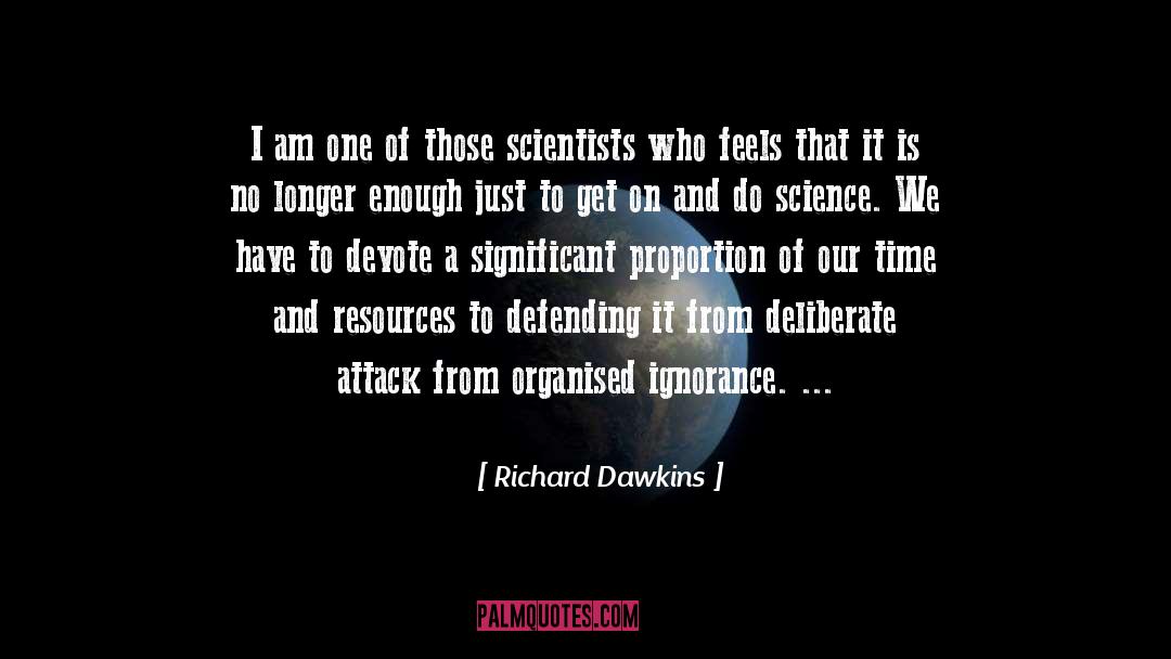 Defending quotes by Richard Dawkins