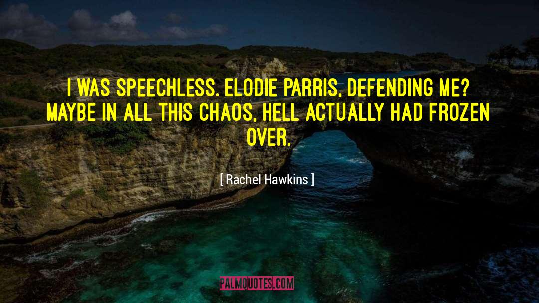 Defending Yourself quotes by Rachel Hawkins