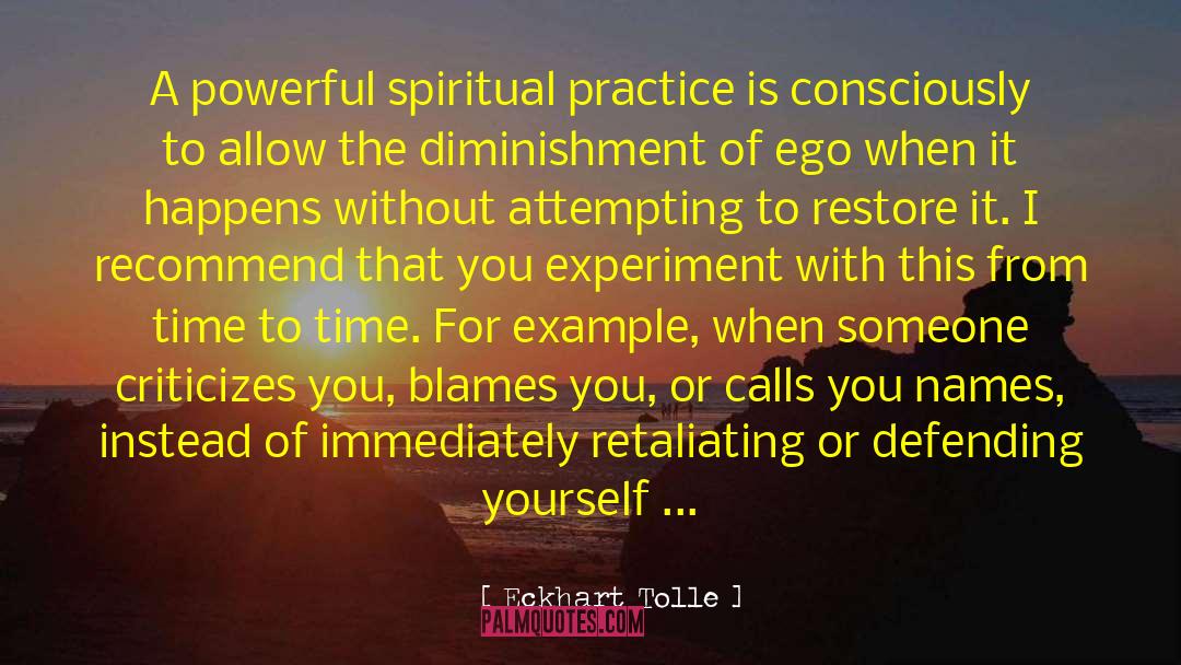 Defending Yourself quotes by Eckhart Tolle