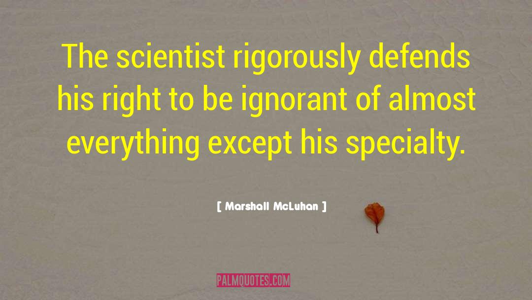 Defends quotes by Marshall McLuhan