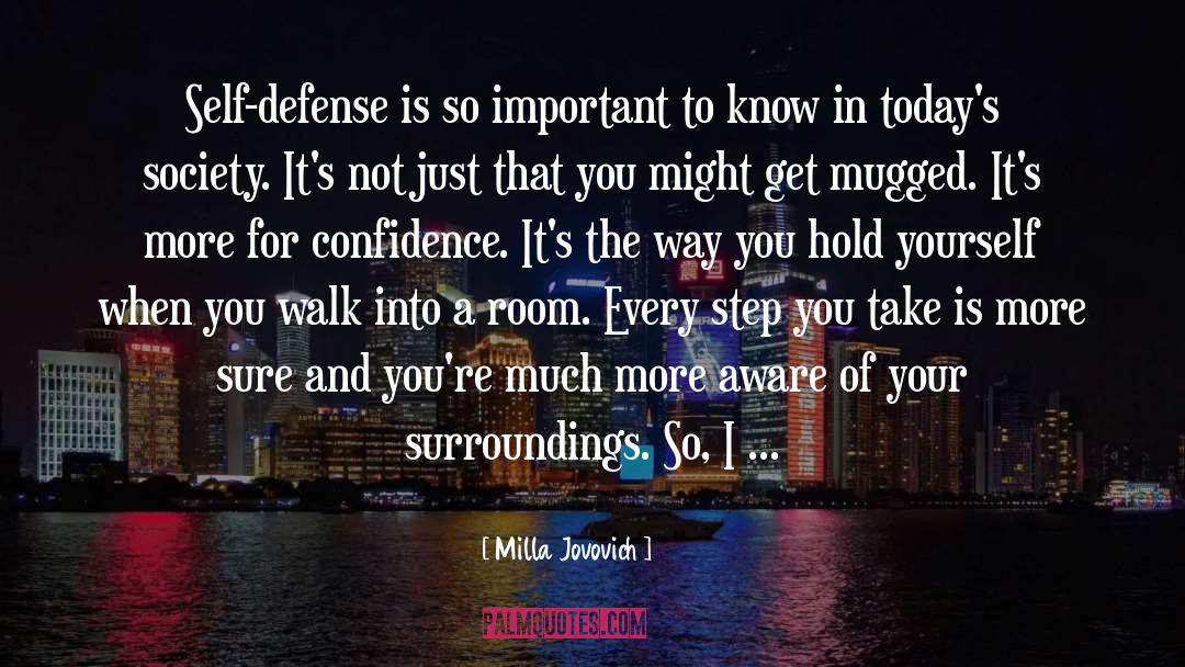 Defense Attorneys quotes by Milla Jovovich