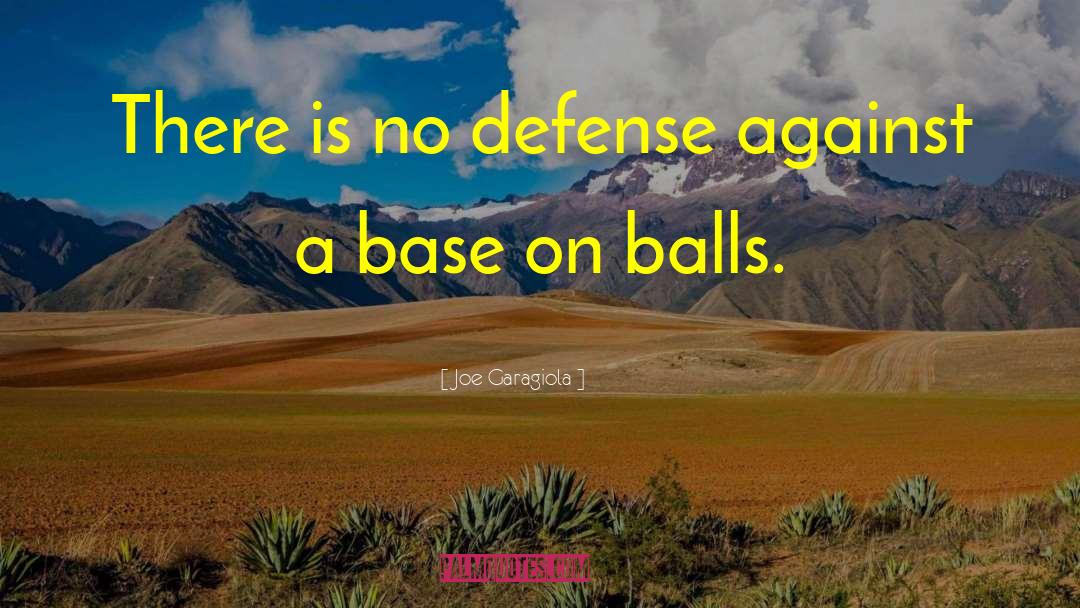 Defense In Baseball quotes by Joe Garagiola