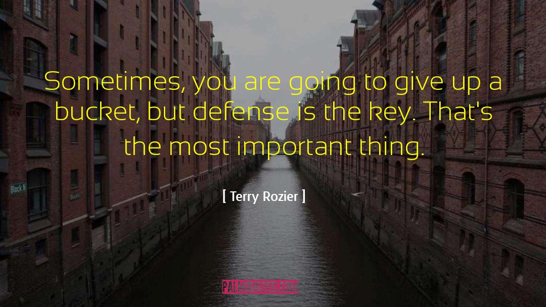 Defense Mechanism quotes by Terry Rozier