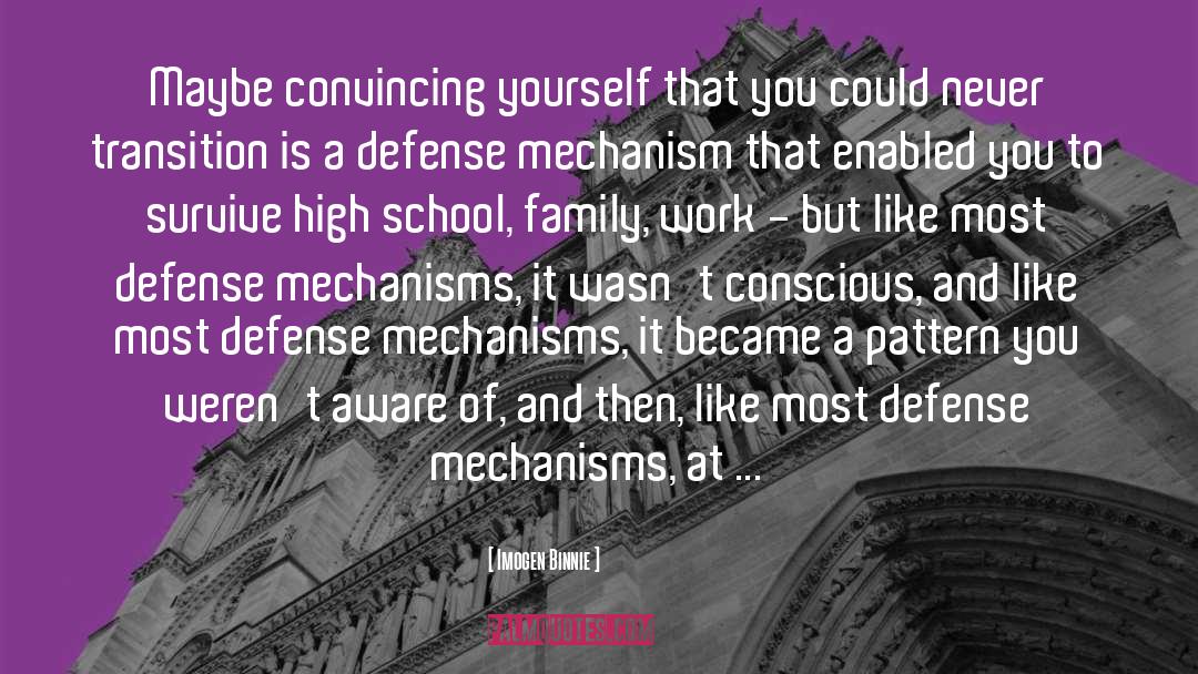 Defense Mechanism quotes by Imogen Binnie