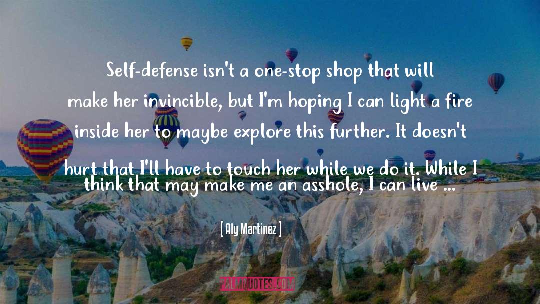 Defense Mechanisms quotes by Aly Martinez