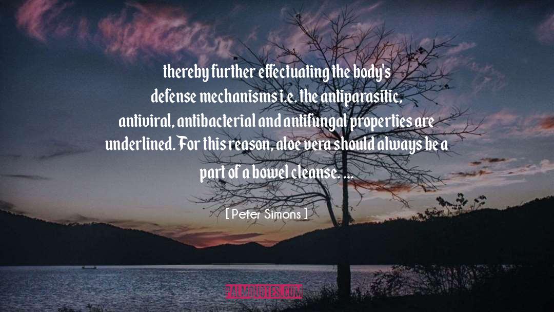 Defense Mechanisms quotes by Peter Simons