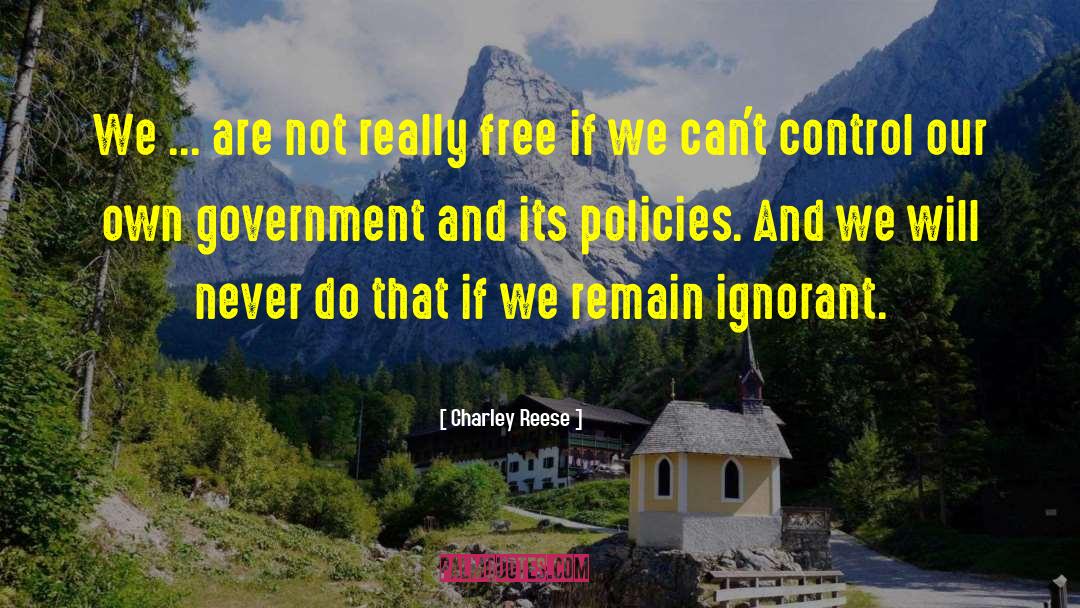 Defense Policy quotes by Charley Reese