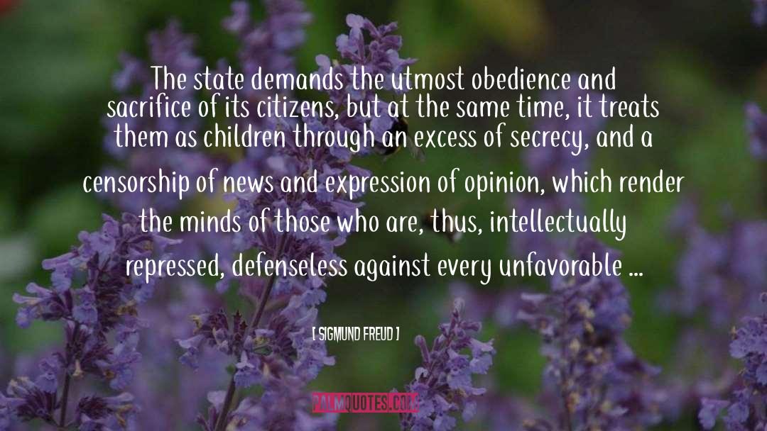 Defenseless quotes by Sigmund Freud