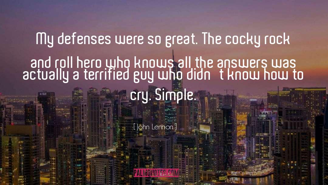 Defenses quotes by John Lennon