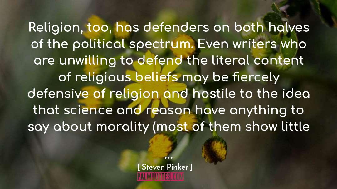 Defensive Behavior quotes by Steven Pinker