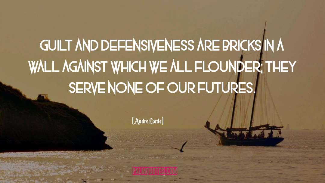 Defensiveness quotes by Audre Lorde