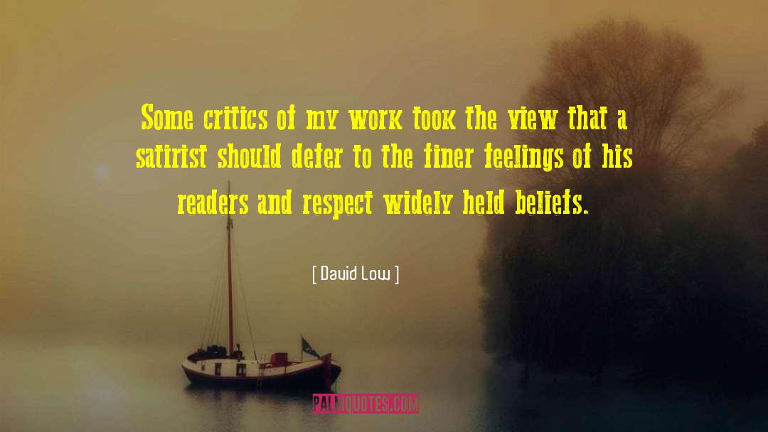 Defer quotes by David Low
