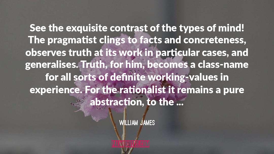 Defer quotes by William James