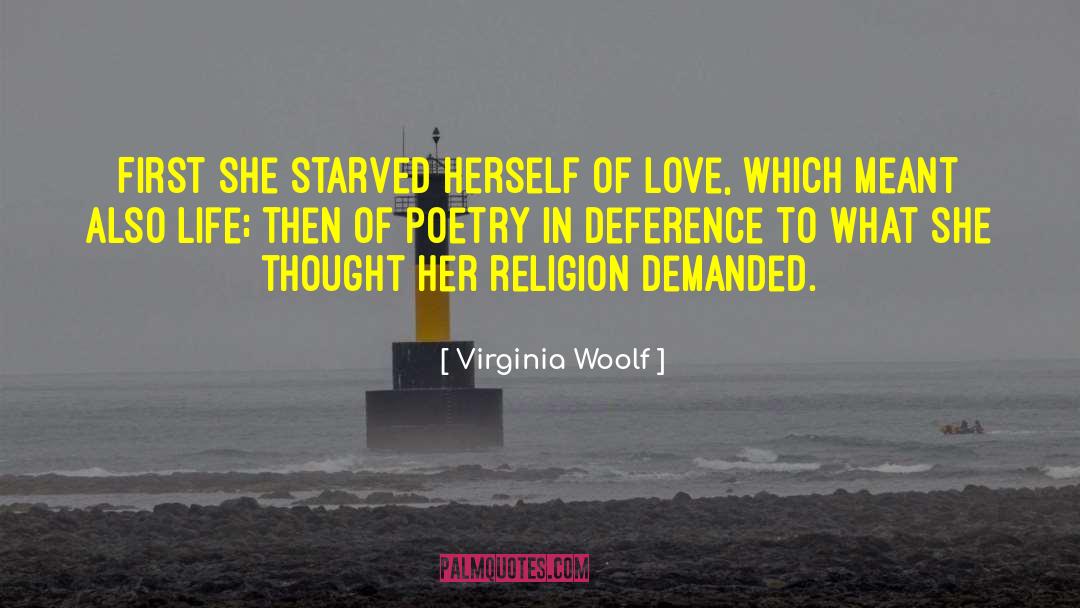 Deference quotes by Virginia Woolf