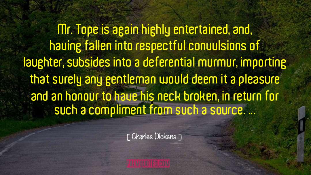Deferential quotes by Charles Dickens
