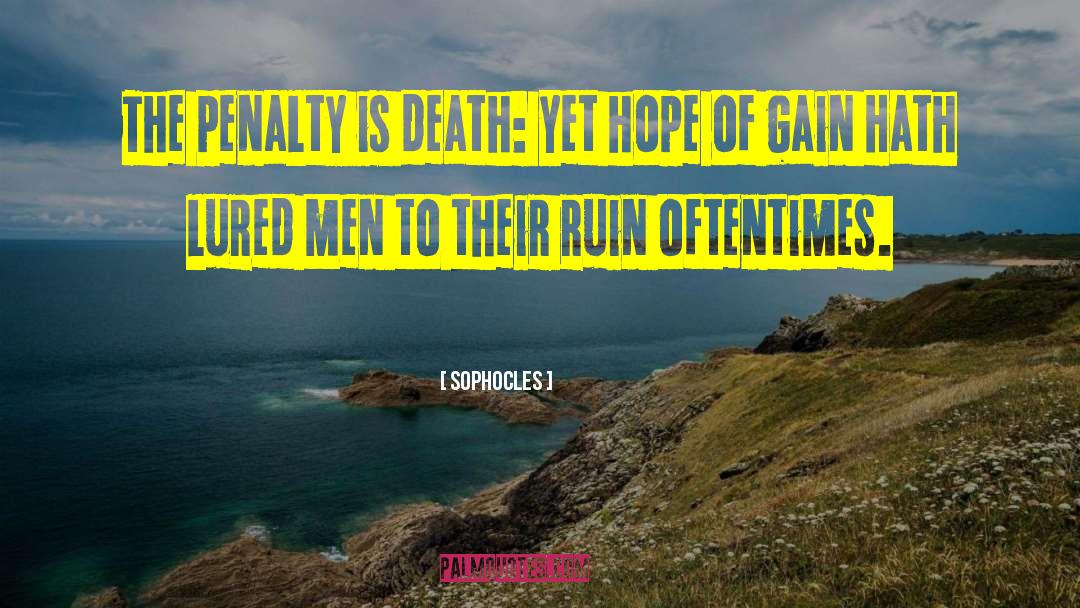 Deferred Hope quotes by Sophocles