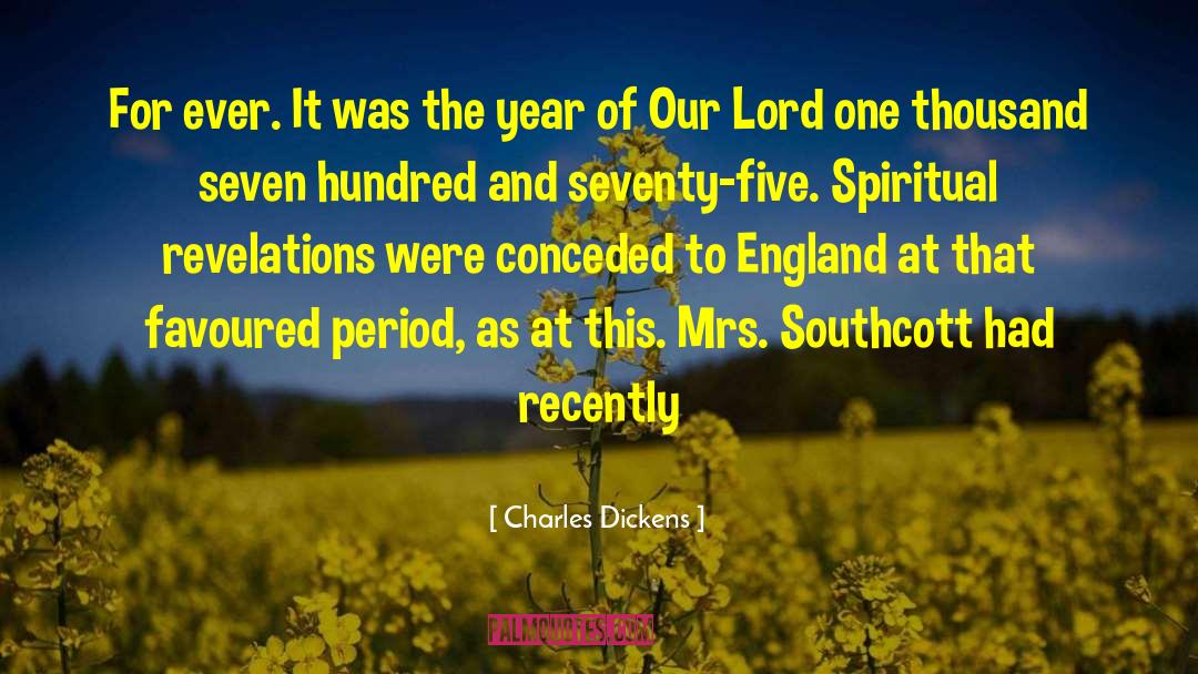 Defervescence Period quotes by Charles Dickens