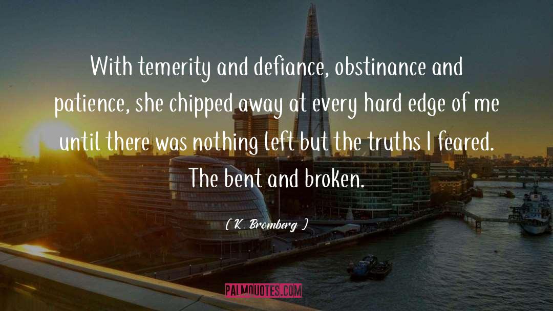 Defiance quotes by K. Bromberg