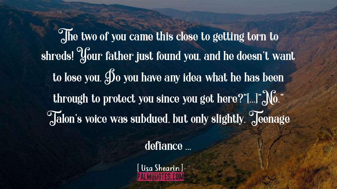 Defiance quotes by Lisa Shearin