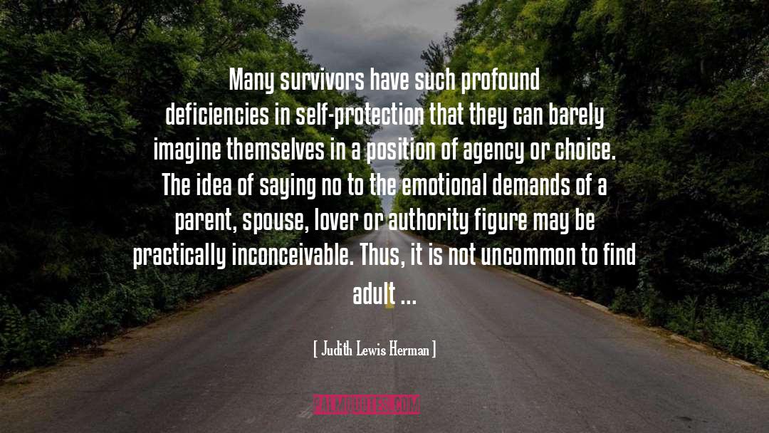 Deficiencies quotes by Judith Lewis Herman