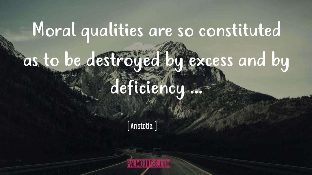 Deficiency quotes by Aristotle.