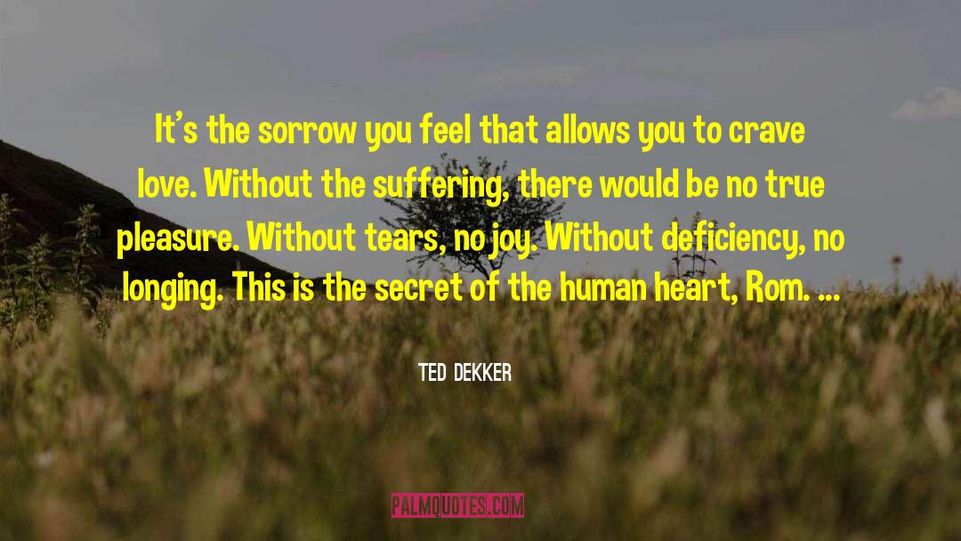 Deficiency quotes by Ted Dekker