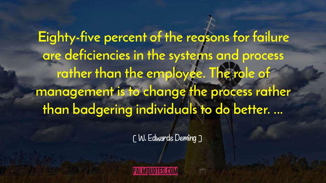 Deficiency quotes by W. Edwards Deming