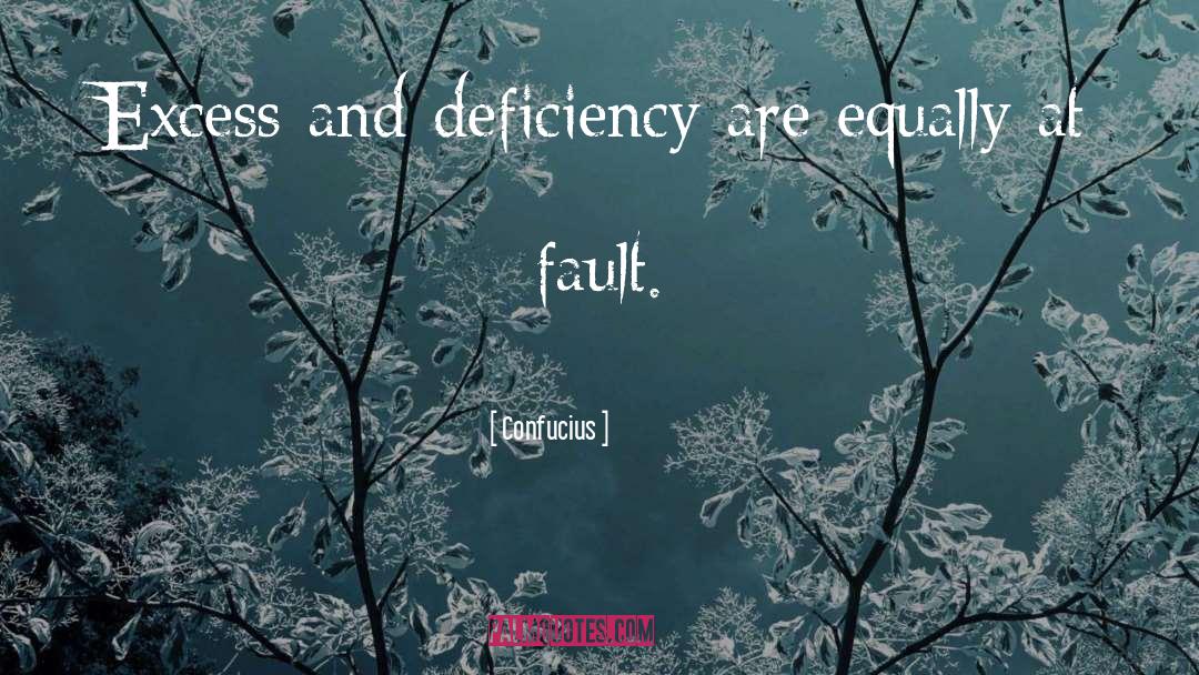 Deficiency quotes by Confucius