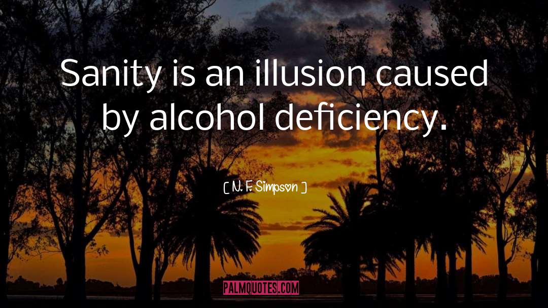 Deficiency quotes by N. F. Simpson