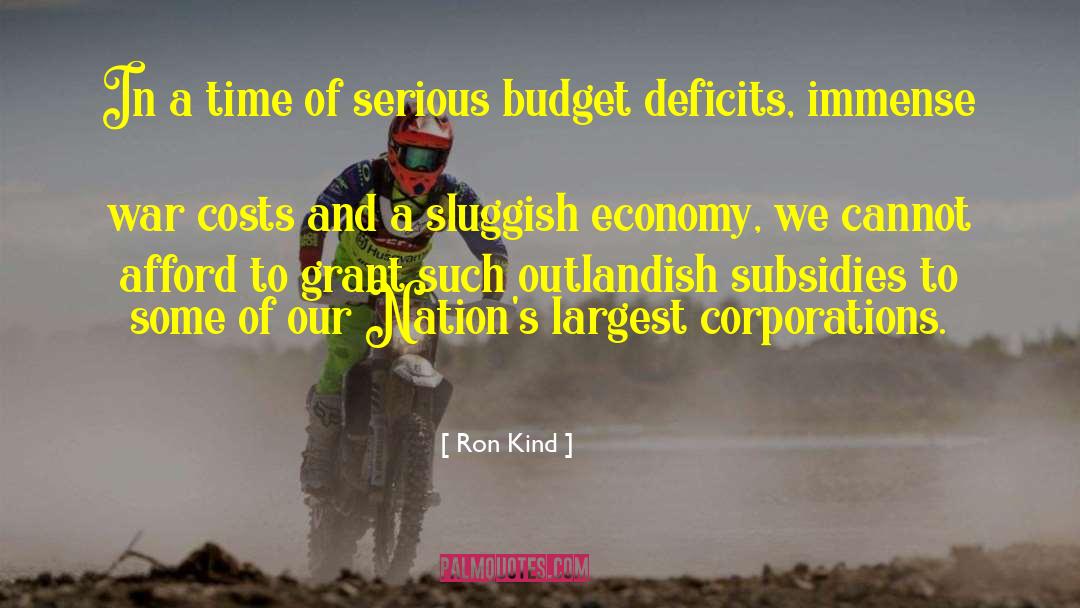 Deficits quotes by Ron Kind
