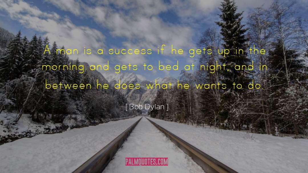 Define Success quotes by Bob Dylan