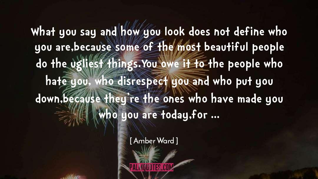 Define Who You Are quotes by Amber Ward