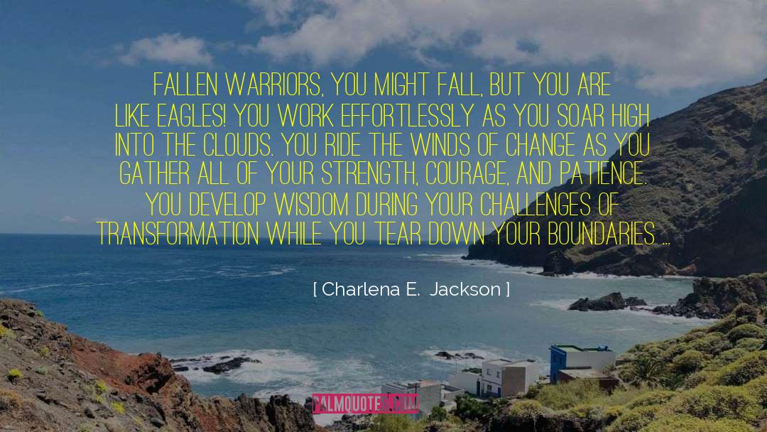 Define Wisdom quotes by Charlena E.  Jackson