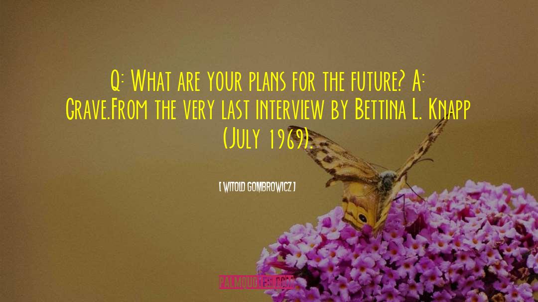 Define Your Future quotes by Witold Gombrowicz