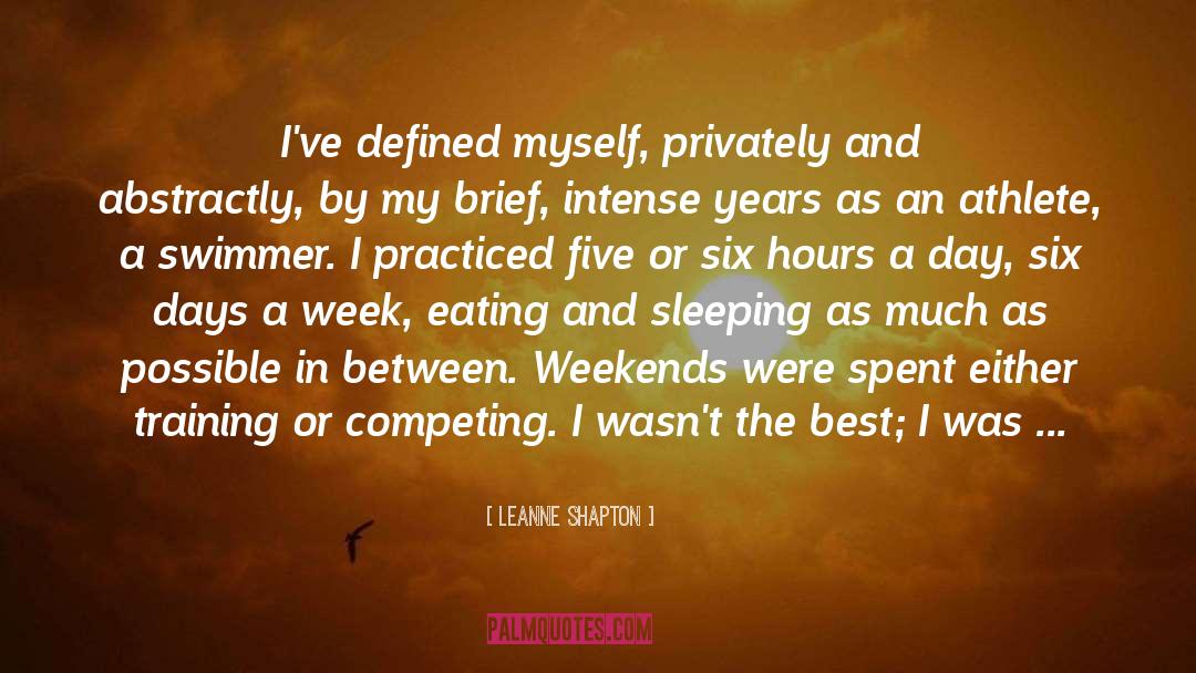 Defined By Inner Perceptions quotes by Leanne Shapton