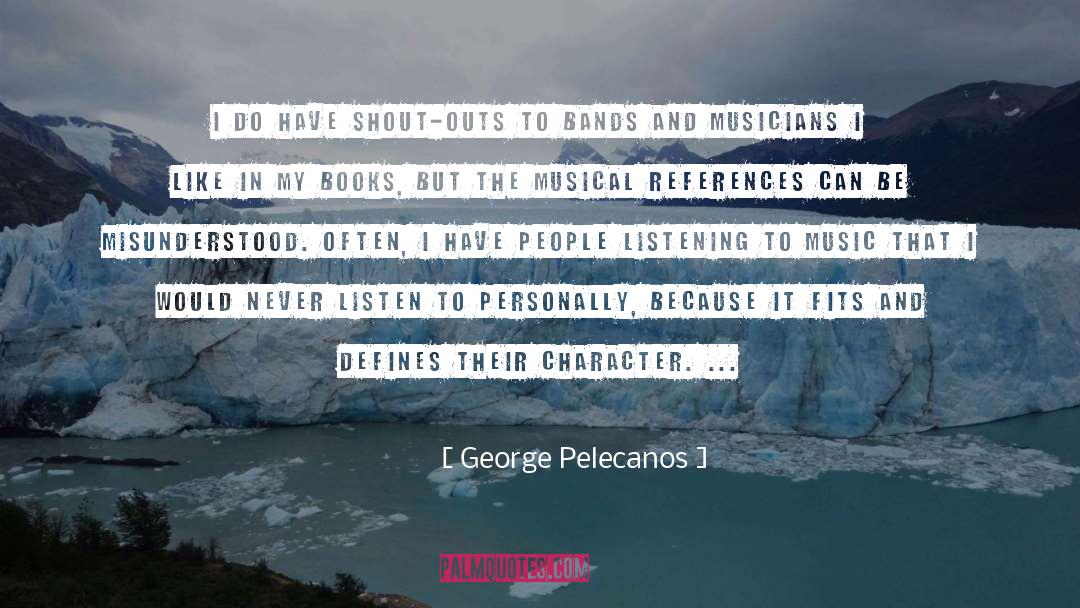 Defines quotes by George Pelecanos